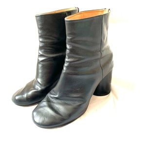Maison Margiela black leather boots size 10